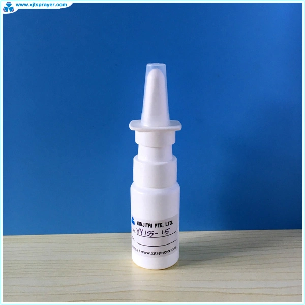 20mm Crimp on Nasal Spray Pump Nose Sprayer Pharmaceutical Packaging for OTC 100mcg Metered Dosage