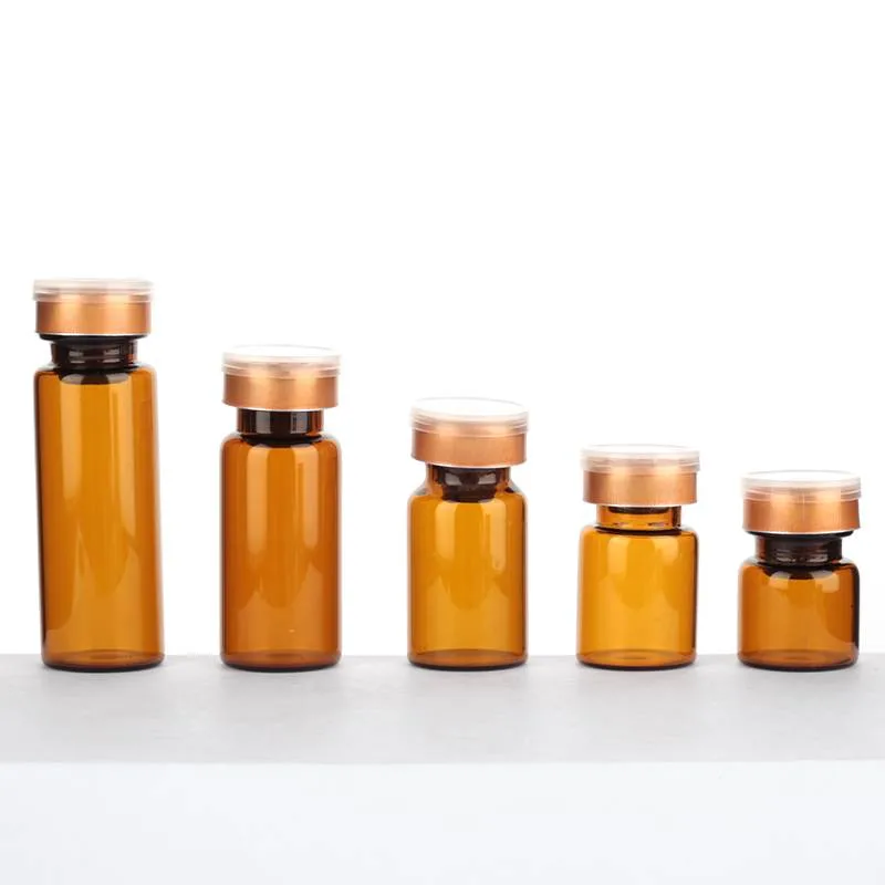 Small Injection Small Borosilicate Pharmaceutical Amber Glass Vials