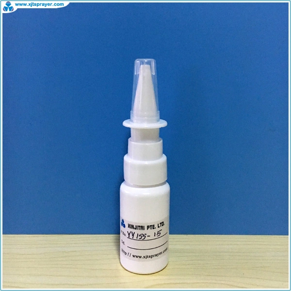20mm Crimp on Nasal Spray Pump Nose Sprayer Pharmaceutical Packaging for OTC 100mcg Metered Dosage